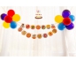 Preview: Girlande mit Ballons Happy Birthday