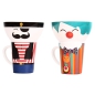 Preview: Set Becher & Schale Clown