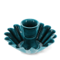 Preview: Kerzenhalter Blume blau
