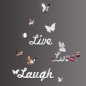 Preview: Live Love Laugh Spiegel-Deko