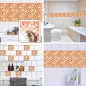 Preview: Fliesenaufkleber Mosaik Rot-Orange 20x20