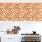 Preview: Fliesenaufkleber Mosaik Rot-Orange 20x20