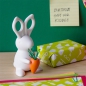 Preview: Büroklammerhalter & Schere Desk Bunny Schwarz