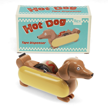 Klebebandspender Hot Dog