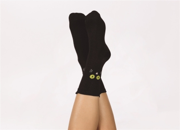 Cat Socks Schwarz