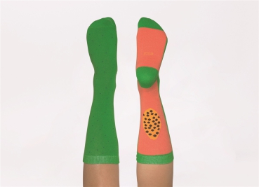 Frucht Socken Papaya