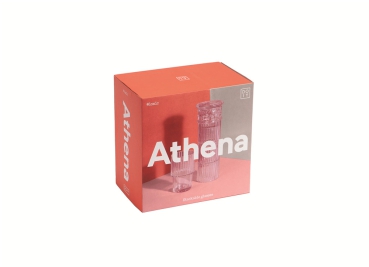 Athena Gläserset Pink