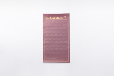 Interaktives Poster - 50 Cocktails to taste in a lifetime