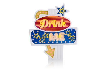 Flashing Topper "Drink Me"