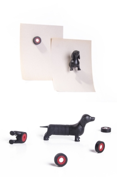 Magnete Dachshund Dackel Schwarz