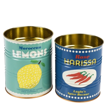 Aufbewahrung Dosen-Set Lemons and Harissa