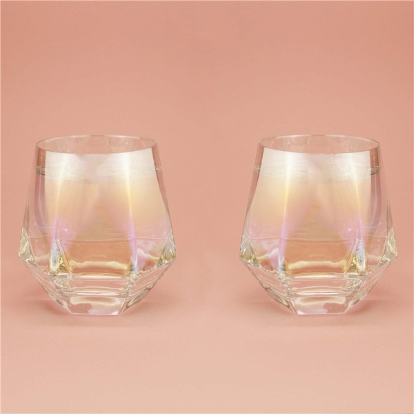 Diamant Whiskey Aperitif Glas 2er Set