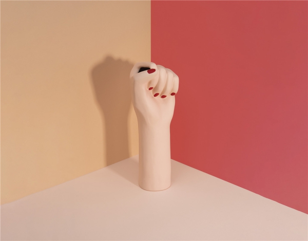 Vase Girl Power Small Weiß