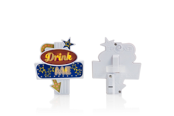 Flashing Topper "Drink Me"