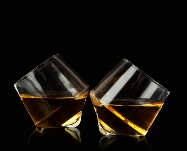 barbuzzo rolling whiskey glasses