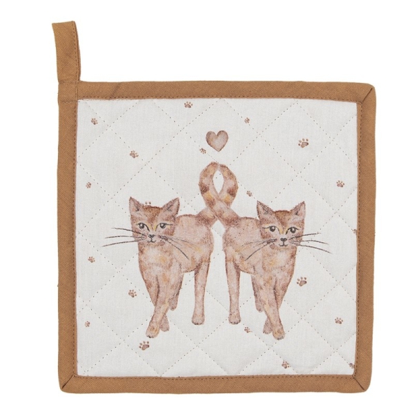 Topflappen Katzen in Love