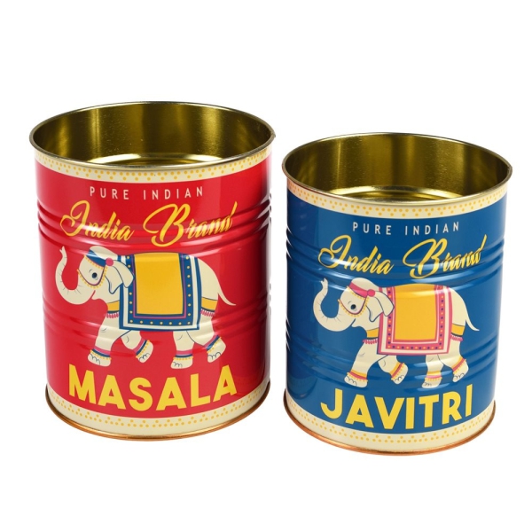 Aufbewahrung Dosen-Set Masala und Javitri